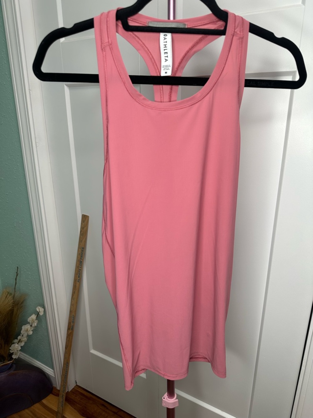 Athleta light Pink Racerback Tank Top Medium chic athletic